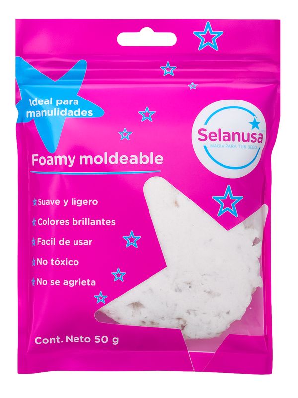 Foamy Moldeable Selanusa 50 g Blanco Foamy Moldeable Selanusa 50 g Blanco