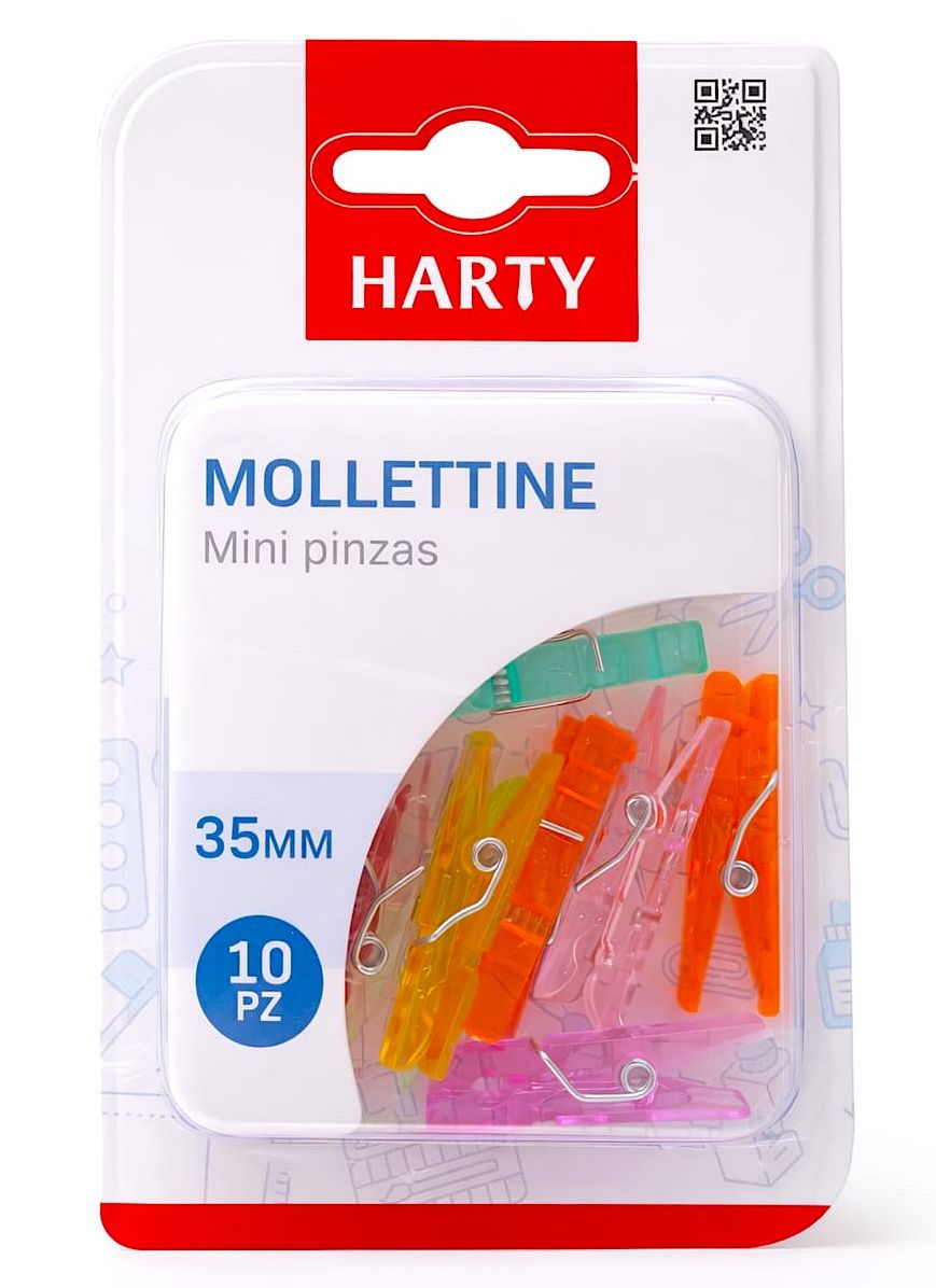 Mini Pinzas 35mm (10 pzas) Mayoreo | Distribuidora Mérida