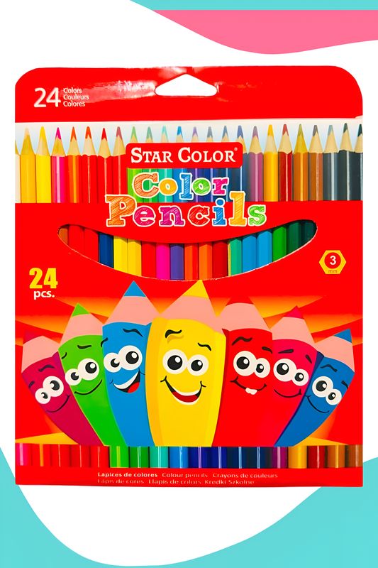 Lapices de colores star color c/24
