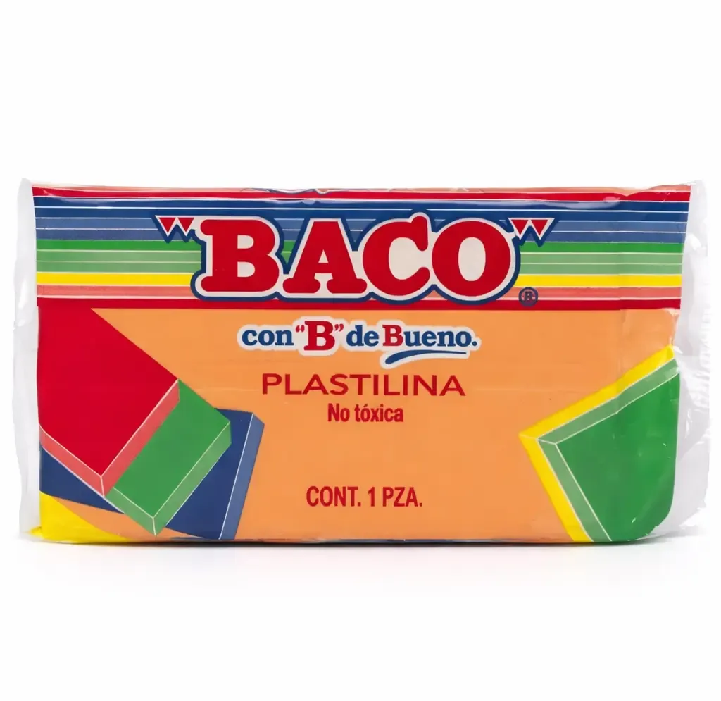 Plastilina en Barra Color Piel Baco Mayoreo | Distribuidora Mérida