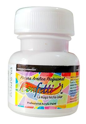 pintura acrilica 30ml blanco