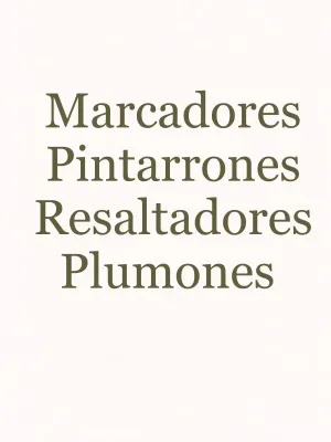 Marcadores, pintarrones, resaltadores y plumones por mayoreo en México - Distribuidora Mérida