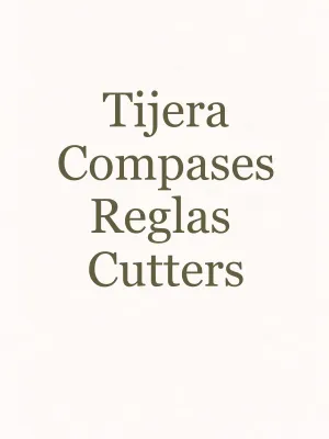 Tijeras, juegos de geometría, reglas y cúteres por mayoreo en México - Distribuidora Mérida