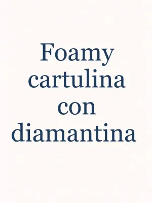 Hojas de foamy diamantado tamaño 4 cartas en varios colores por mayoreo - Distribuidora Mérida