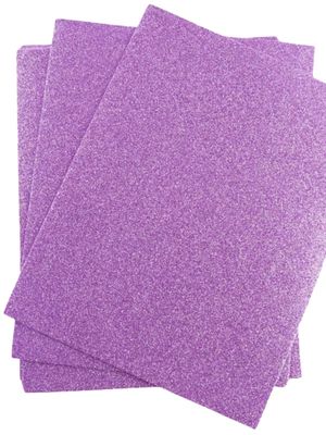 Foamy carta c/10  lila diamantado #118