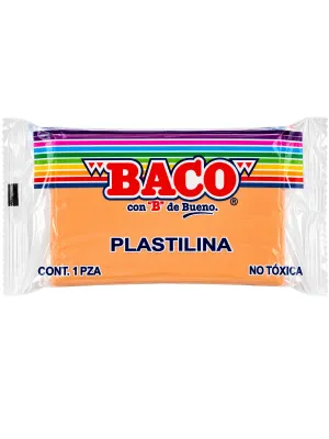 Caja al por mayor de plastilina en barra marca Baco en color piel 50 para manualidades