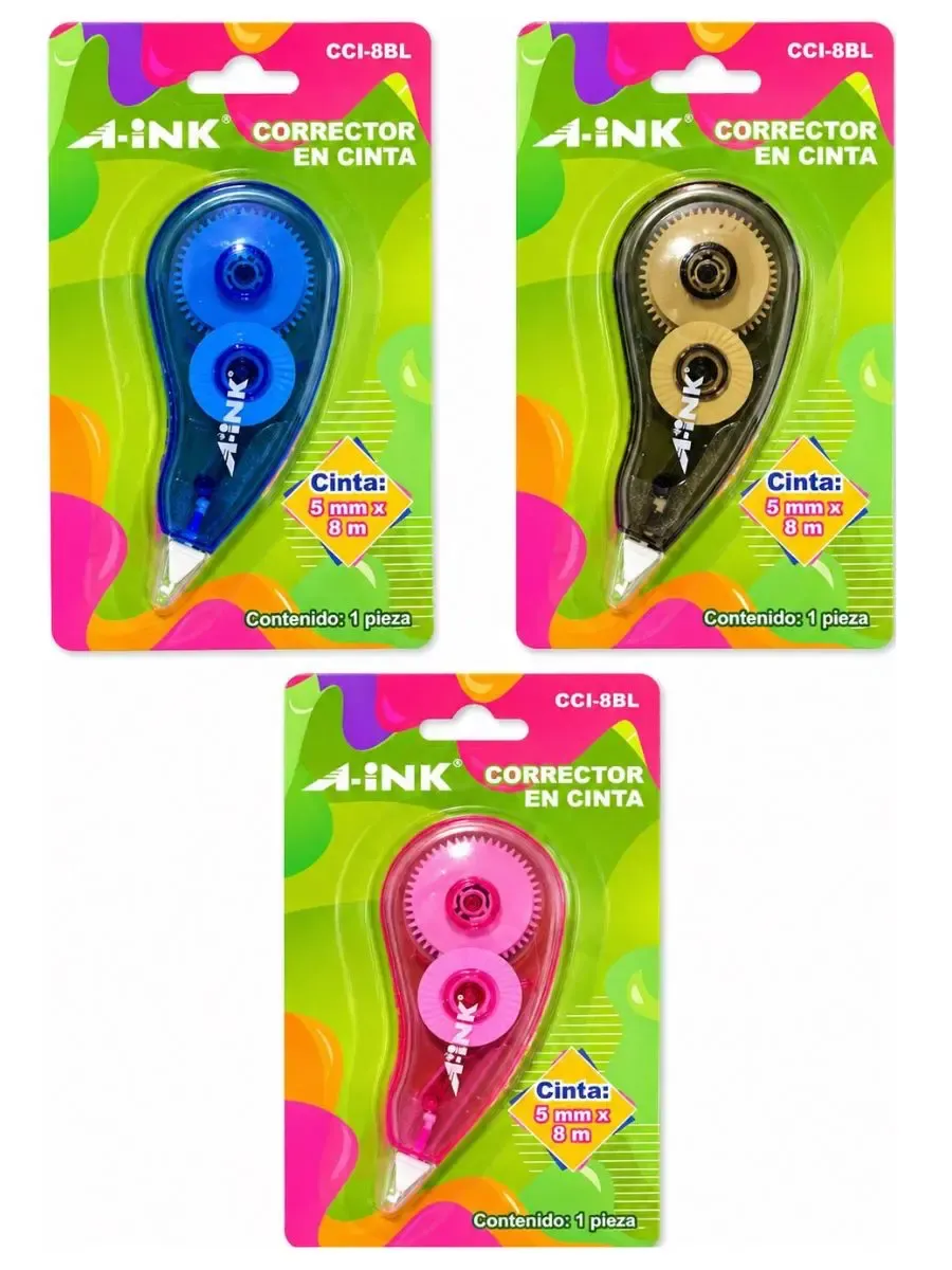 Corrector en cinta Aink de 8 metros para oficina y escolar.