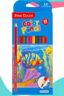 colores star color largos c/12 caja pecesitos