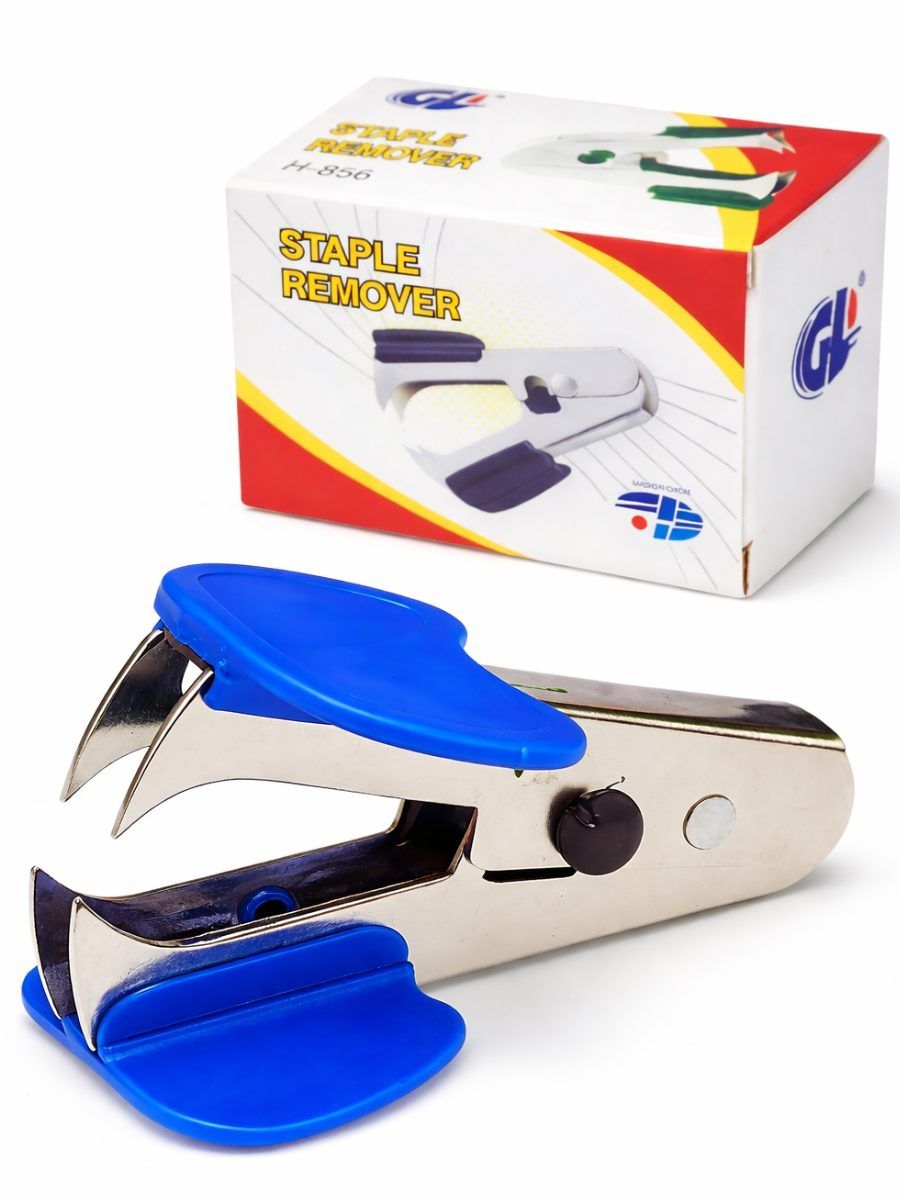 Quitagrapas metálico tipo pinza al mayoreo para surtido nacional.