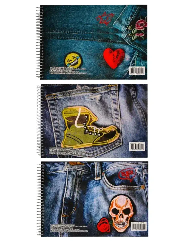 Cuaderno francés Repassa cuadro 7mm de venta en Distribuidora Mérida.