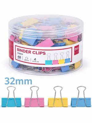  Paquete de 24 clips 32mm en Papelerías Mérida