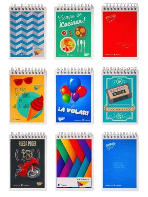 Paquete de 10 libretas de apuntes Reppasa 40 hojas