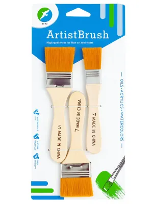 Set de 3 brochas para pintura al mayoreo con precios de distribuidor.