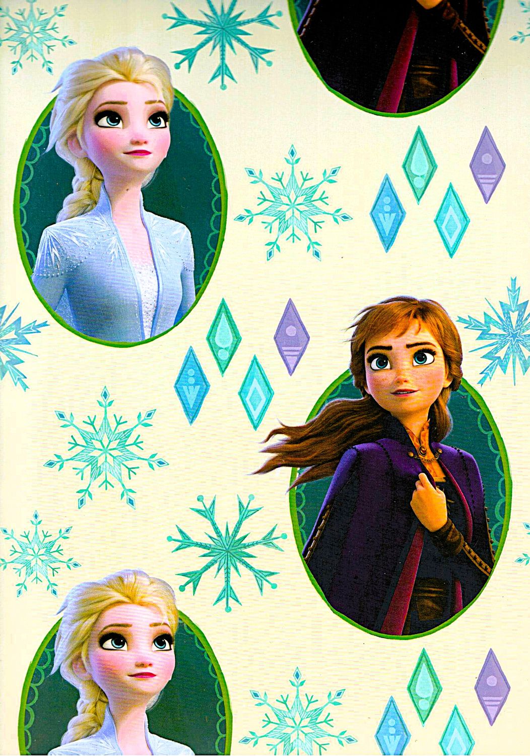 Papel De Regalo C/10 Pzas Frozen Mod.71