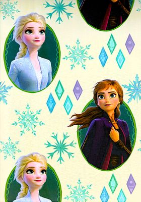 Papel De Regalo C/10 Pzas Frozen Mod.71
