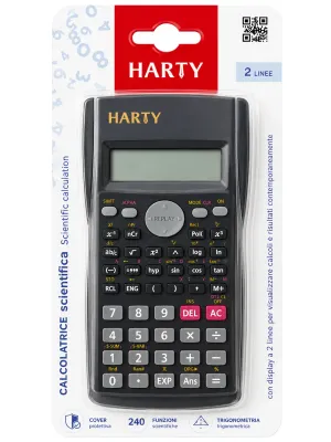 Calculadora Científica HARTY 240 Funciones calculadora cientifica negra harty 240 funciones mayoreo escolar distribuidora merida