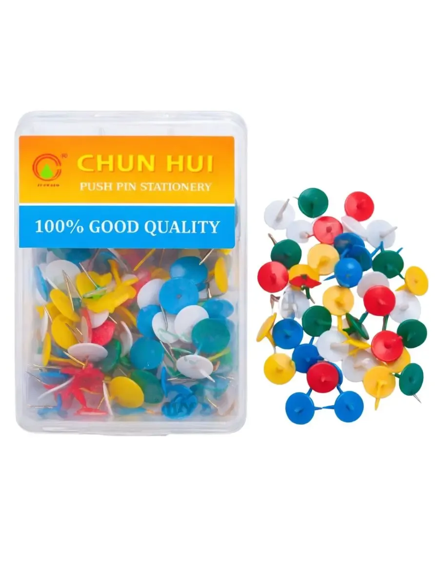 Chinchetas metálicas para tablero con facturación inmediata.