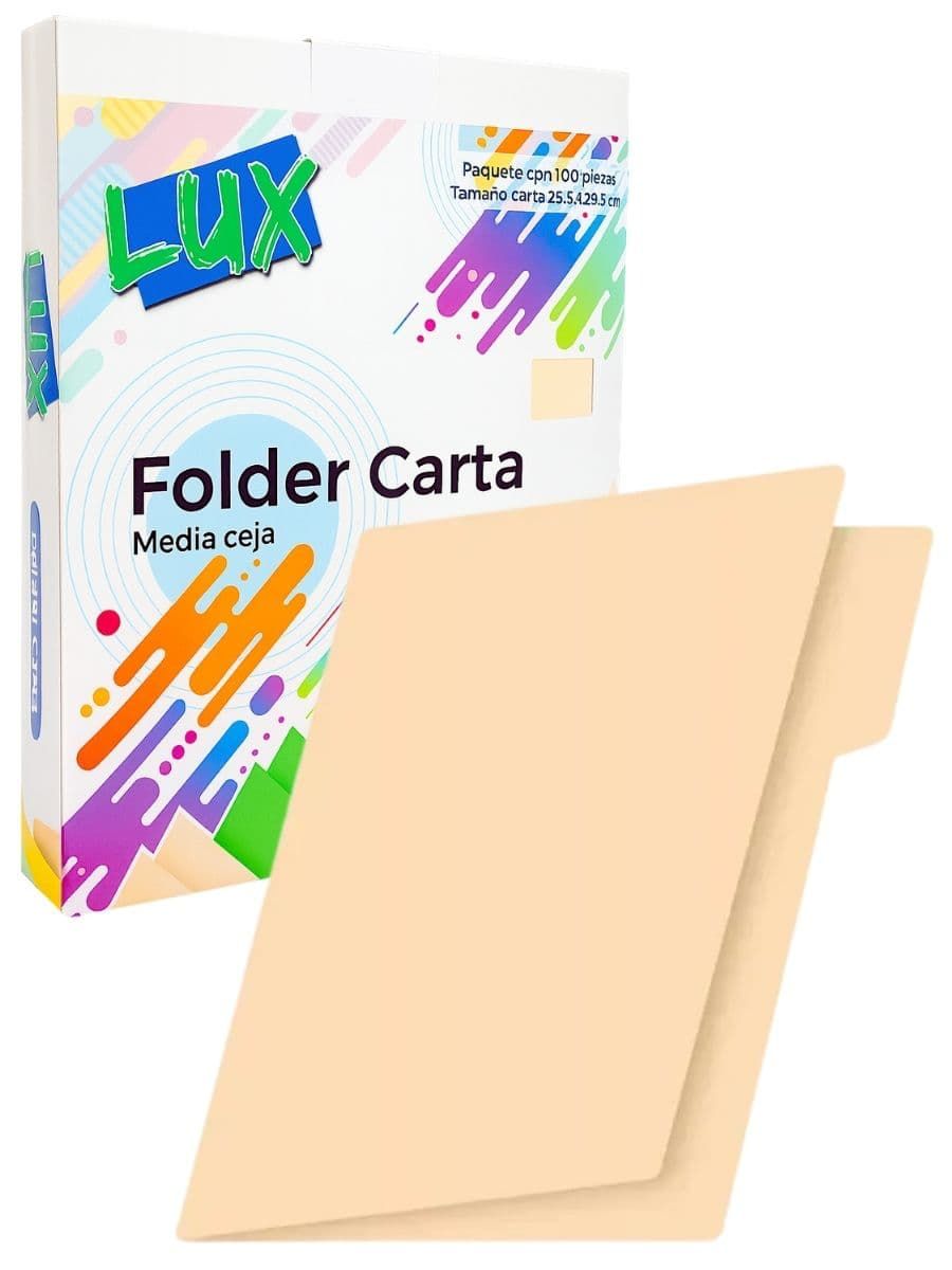 Folder Carta Color Crema – Paquete 25 Piezas Folder Carta Color Crema – Paquete 25 Piezas
