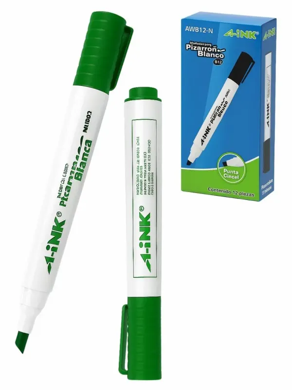 Marcador para Pizarrón Blanco AWB12-V 12 pzas (Verde) Marcador para Pizarrón Blanco AWB12-V 12 pzas (Verde)