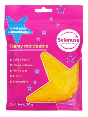 Foamy Moldeable Amarillo Mango Selanusa (50 g)