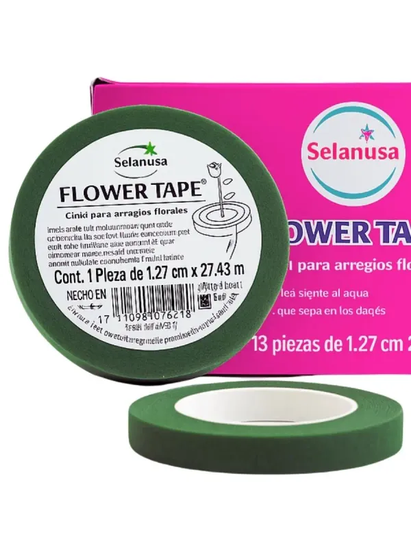 Cinta Floritape Selanusa de 27.43 metros para arreglos florales.
