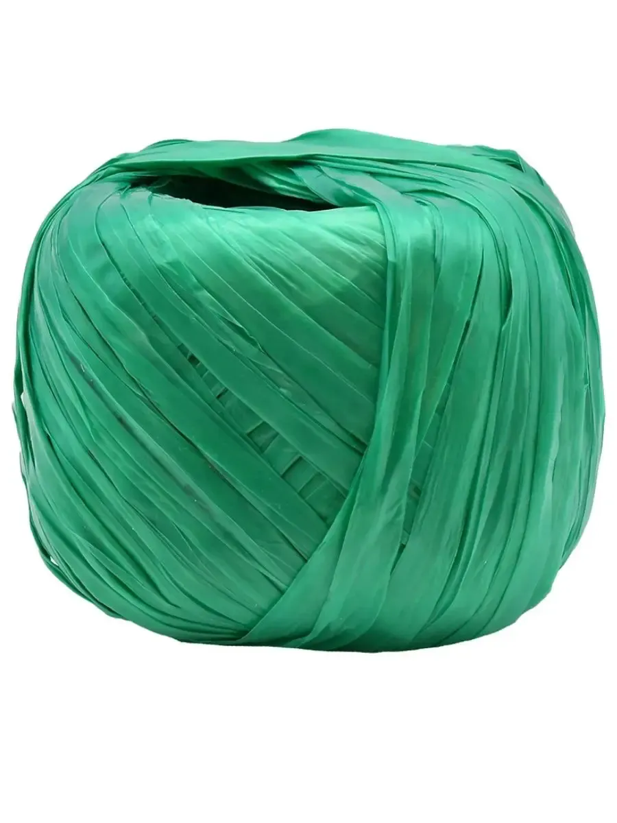 Rollo de rafia verde bandera 100g marca Selanusa al por mayor