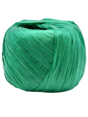 Rollo de rafia verde bandera 100g marca Selanusa al por mayor