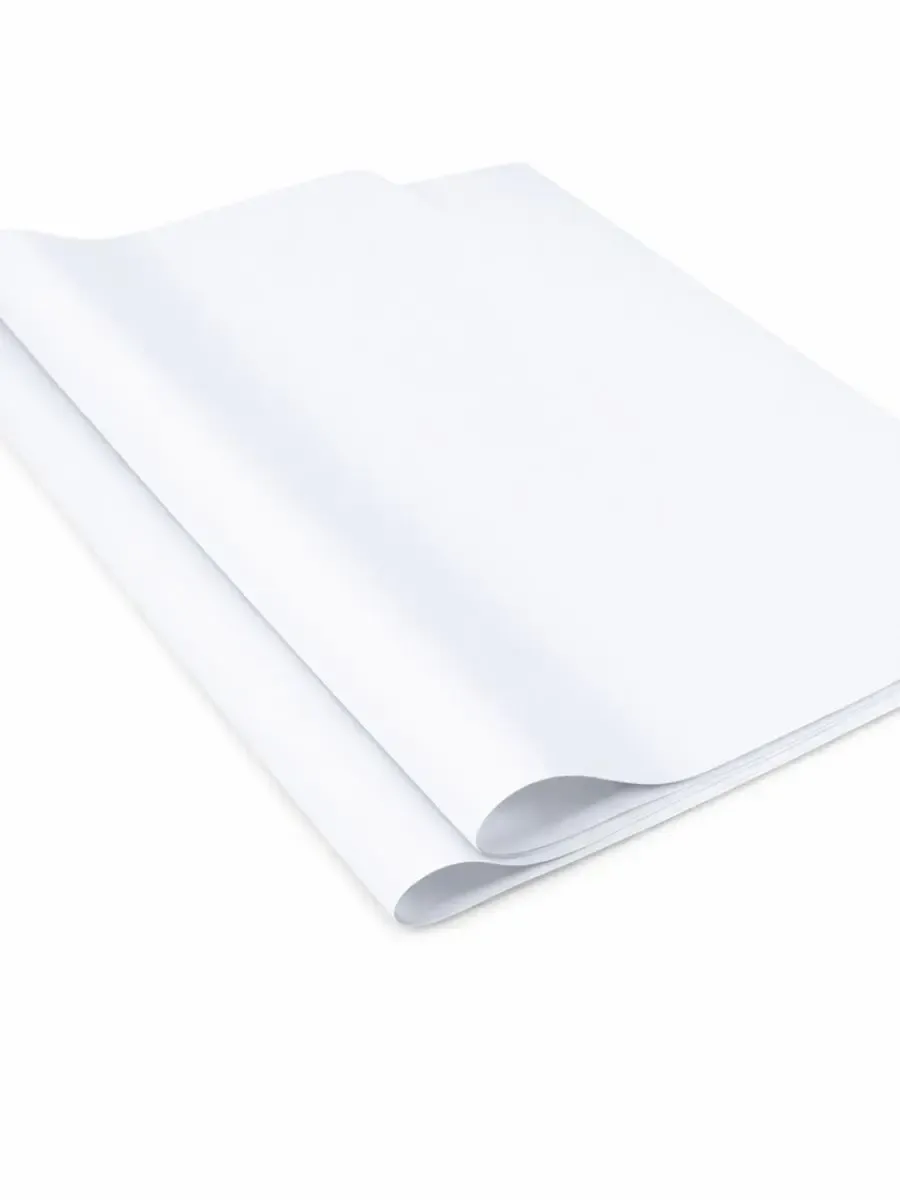 Paquete de 25 pliegos de papel bond rotafolio blanco liso Repassa.