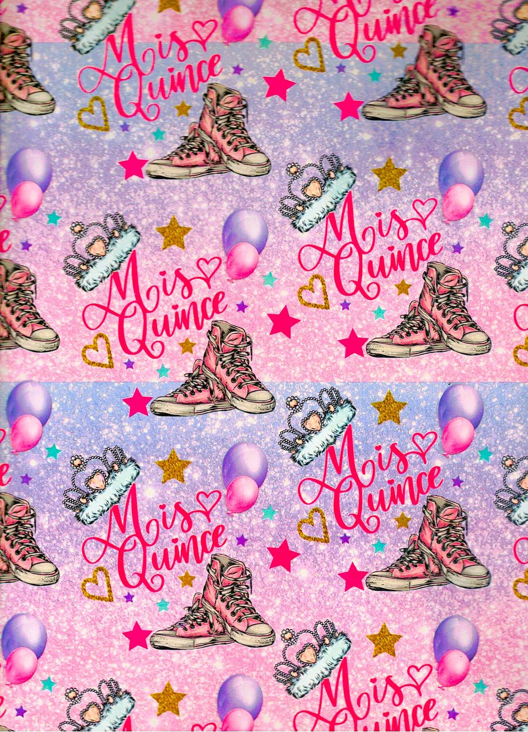 Papel De Regalo Mis Quince Vintage C/10 Pz Papel De Regalo Mis Quince Vintage C/10 Pz