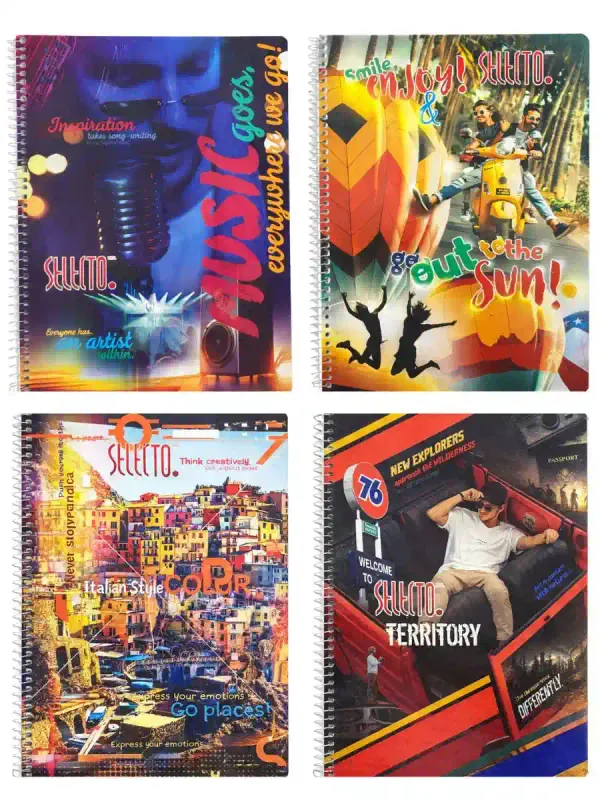 Cuaderno Profesional Selecto 100 Hojas - Cuadro 7 Cuaderno profesional Selecto cuadro grande 7mm de 100 hojas.