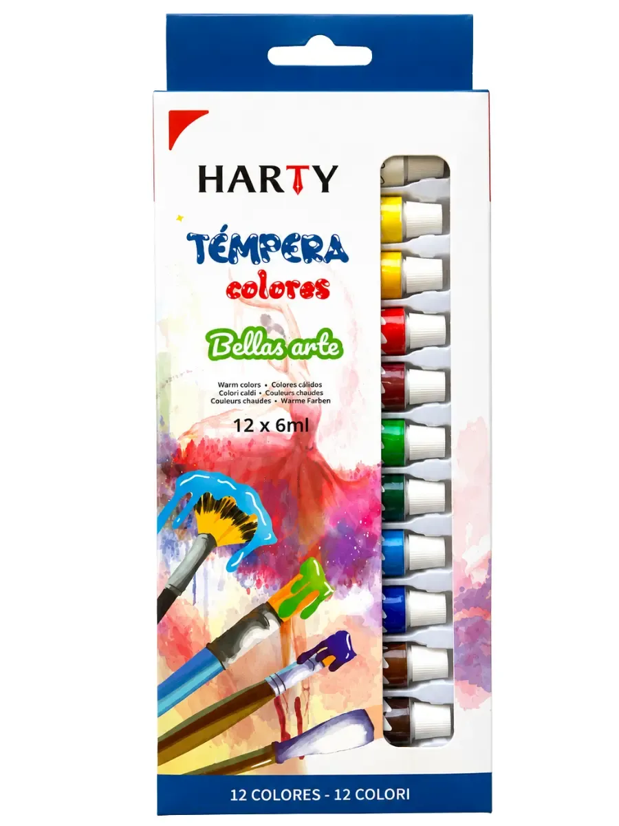 Pintura c/12 de tempera HARTY