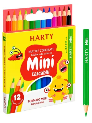 Lápices de Colores Cortos 12 pzas – Mayoreo Nacional colores cortos harty 12 piezas mayoreo distribuidor mexico
