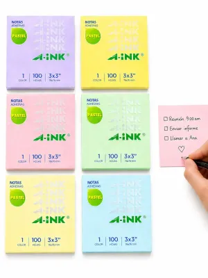 Proveedor mayorista de notas adhesivas Aink en México.
