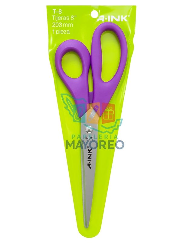 Tijeras A-INK 8” (203 mm) – Mango Ergonómico T-8