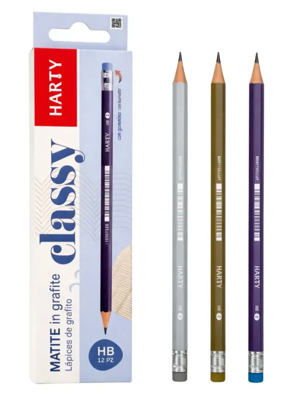 Lápices de Grafito Colección Classy HB #2 (con 12 pzas) Lápices de grafito para oficina y uso ejecutivo en stock para envío nacional.