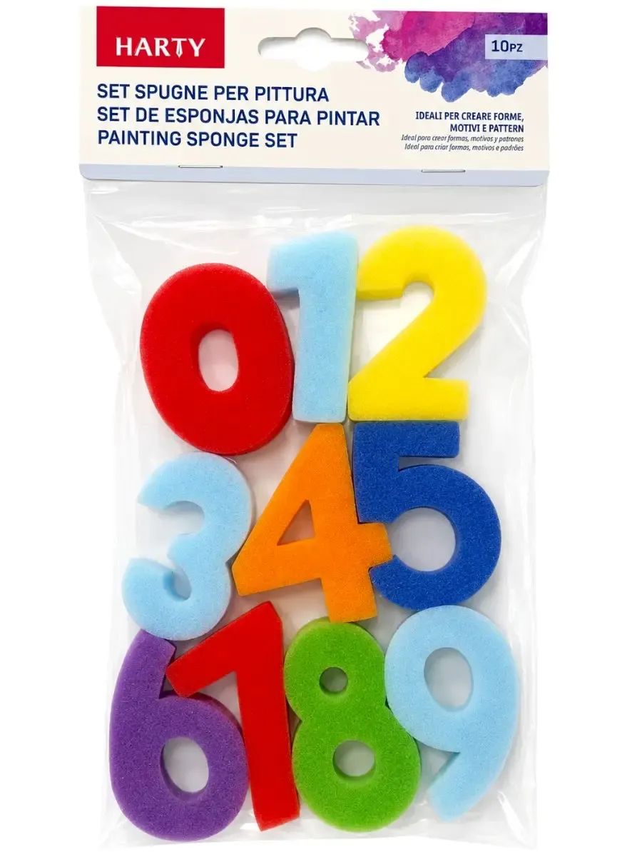Esponjas para pintar de números Harty mayoreo