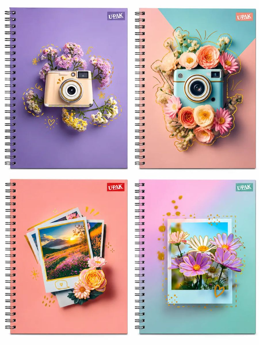 Cuaderno 100h Cuadro 7mm – Momentos Florales Cuaderno 100h Cuadro 7mm – Momentos Florales