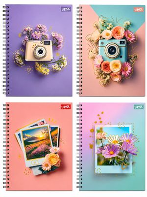 Cuaderno 100h Cuadro 7mm – Momentos Florales Cuaderno 100h Cuadro 7mm – Momentos Florales