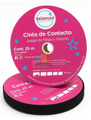 Contactel 25 M 20mm de grosos Selanusa color negro Contactel 25 M 20mm de grosos Selanusa color negro