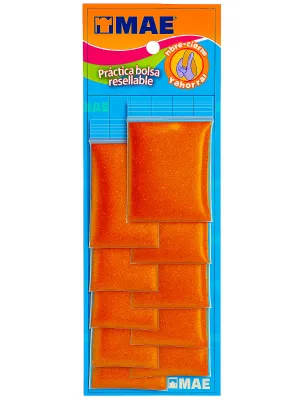 Diamantina MAE 5gr (10 sobres) Naranja diamantina mae naranja 5gr 10 sobres mayoreo nacional