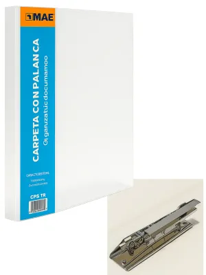 carpeta de palanca mae plastico transparente cpt-tr mayoreo