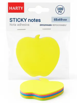 Block de notas adhesivas con diseño de manzana Harty 70x70 mm al por mayor