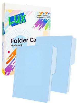 Folder Carta Color Azul – Paq. 100 Pz | Mayoreo folder carta color azul paquete 100 piezas mayoreo