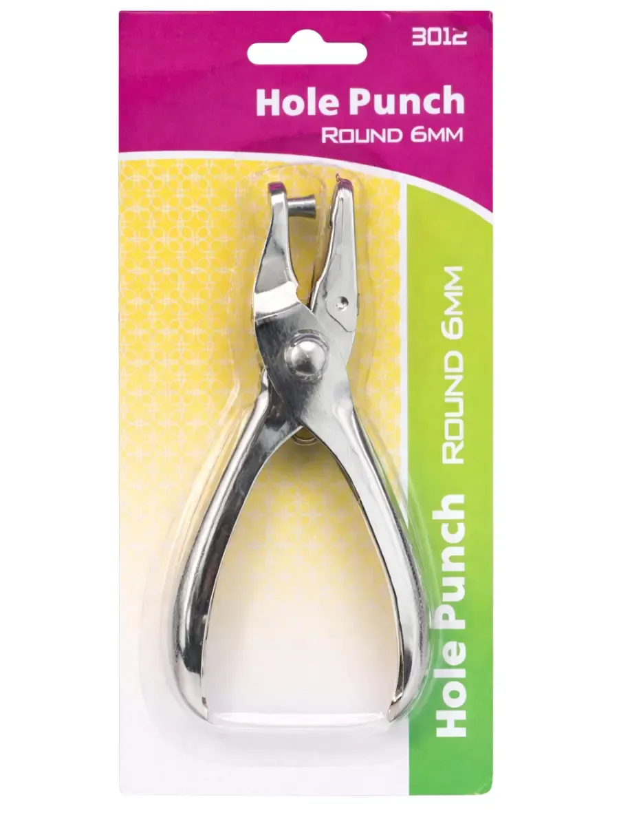 Perforadora manual de un orificio 6mm en Papelerías Mérida