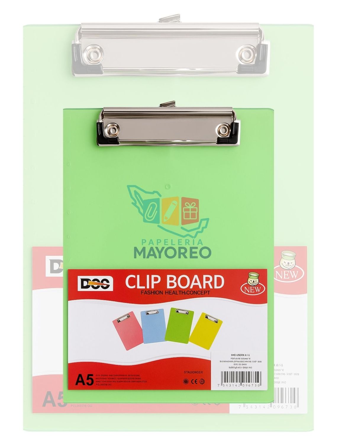 Tabla con Clip Plástico Tamaño esquela c/12 pzas – Mayoreo tabla con clip plastico tamaño esquela 12 piezas mayoreo distribuidor