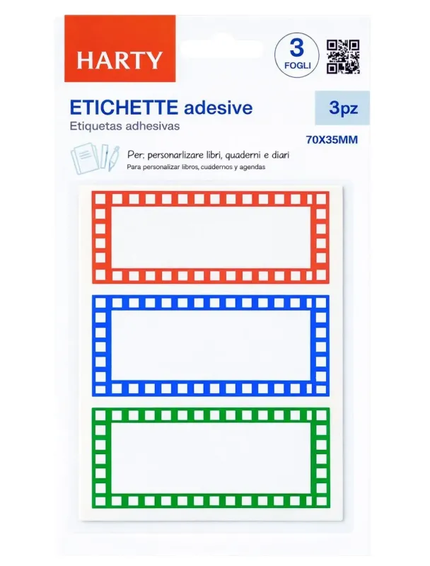 Paquete de 5 planillas de stickers decorativos.