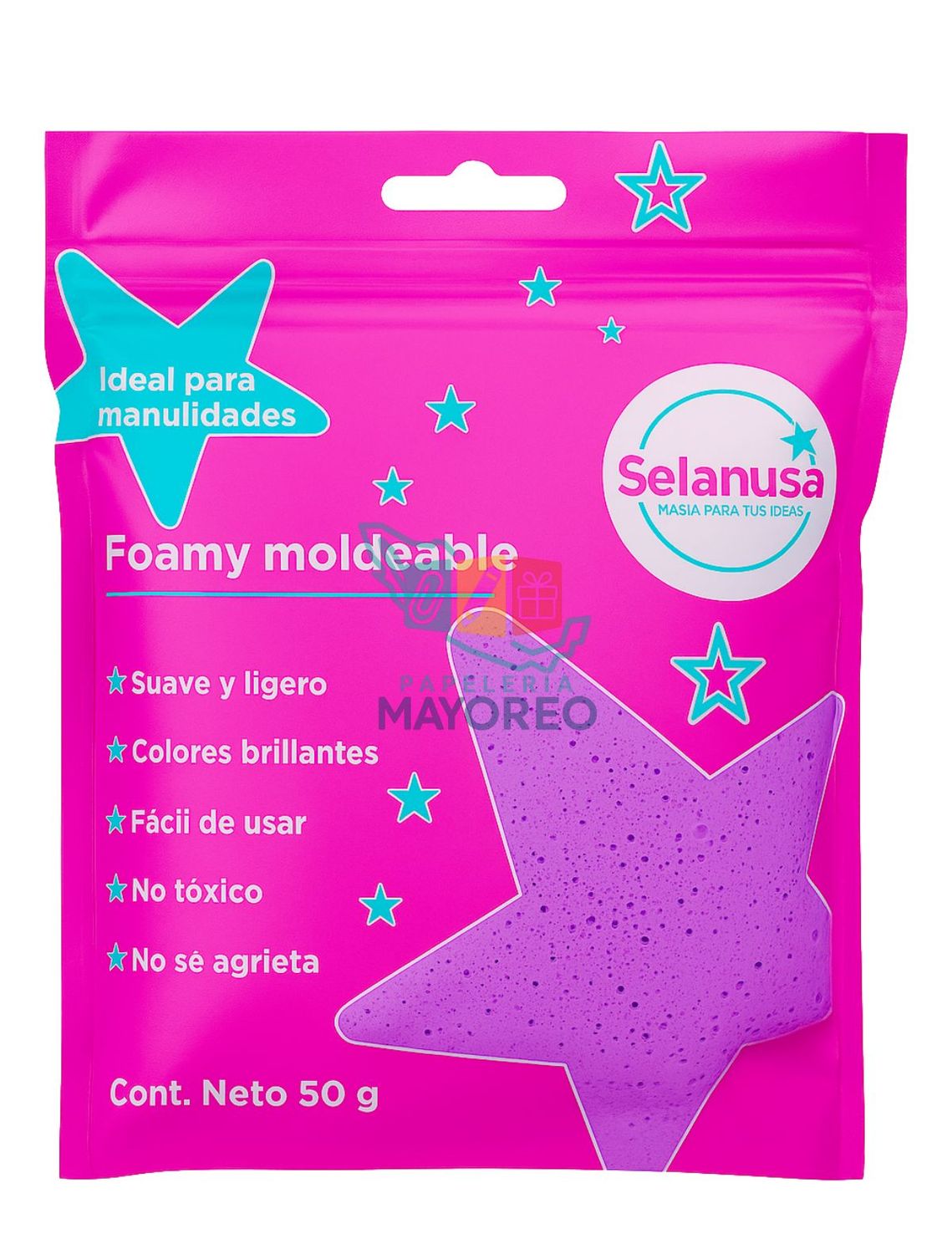 Foamy Moldeable Selanusa 50 g Lila