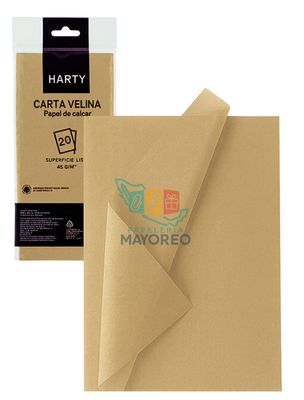Papel China Beige c/10 Harty (Paq. 10 pzas) – Mayoreo
