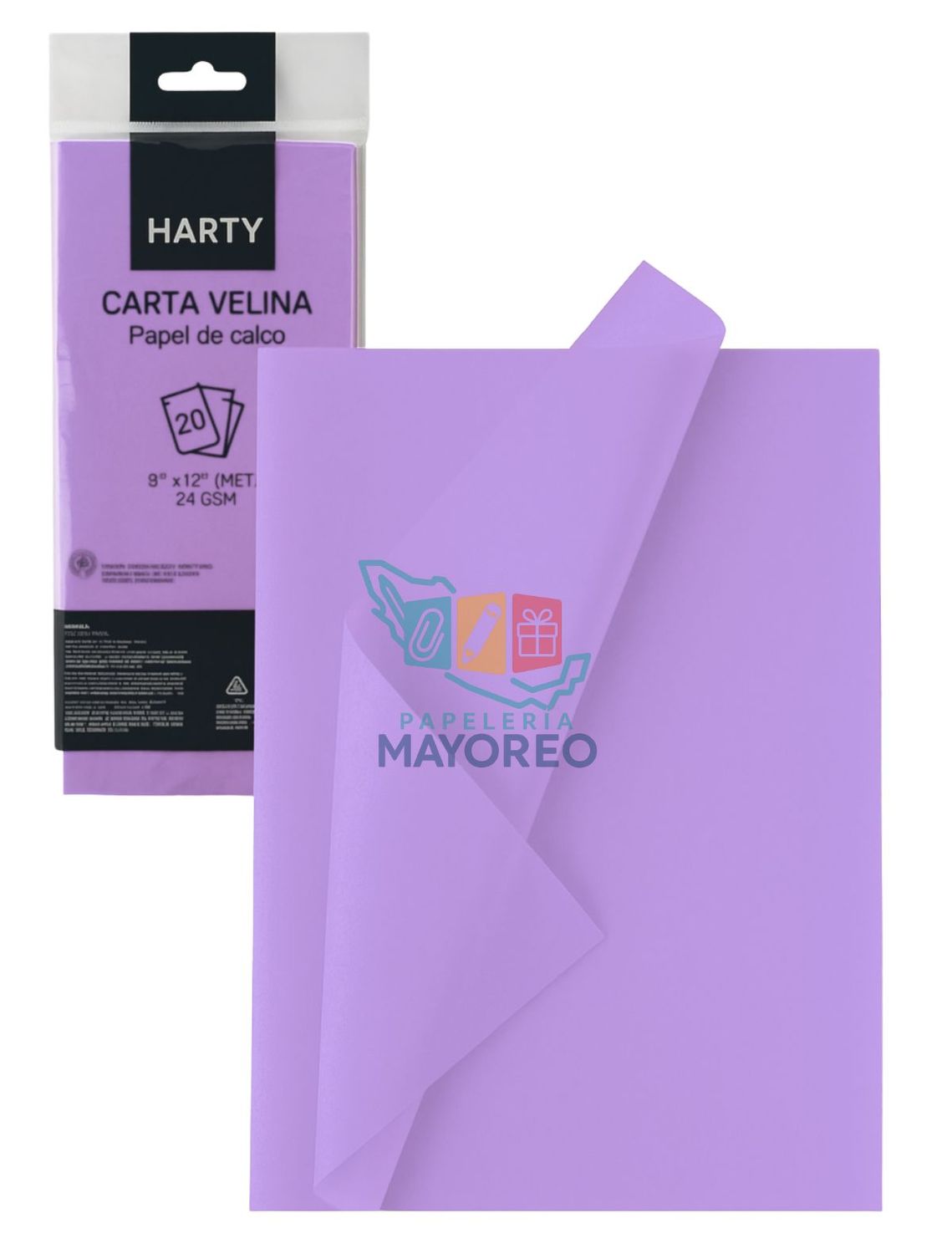 Papel china Lila /10 HARTY Papel china Lila /10 HARTY