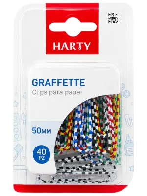 clips para papel harty 50mm 40 piezas mayoreo distribuidor